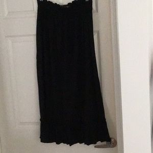 Black Knit Skirt.